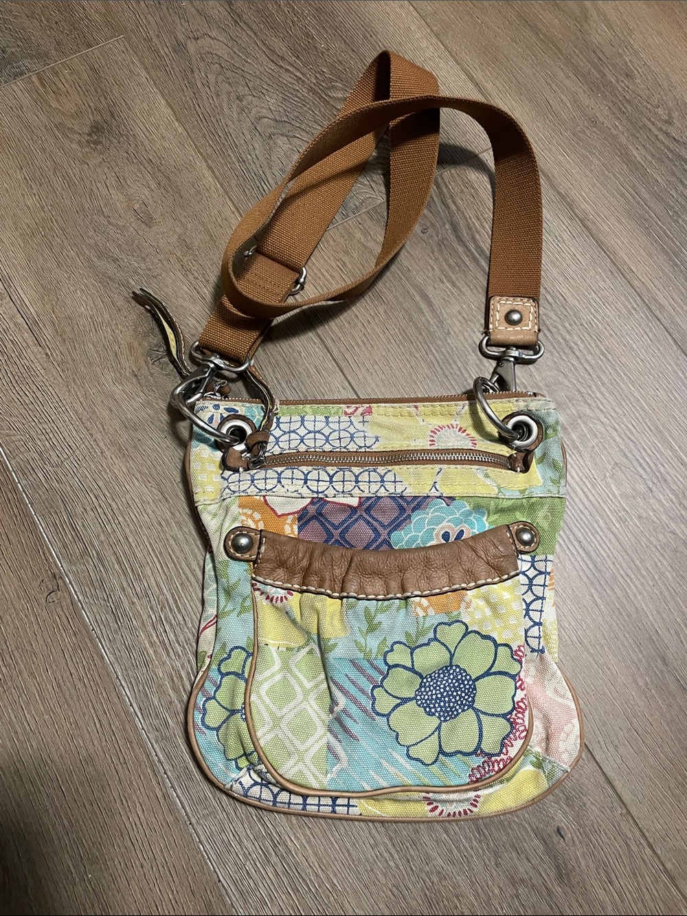 Fossil Multicolour Floral Crossbody Bag *Selling As Is